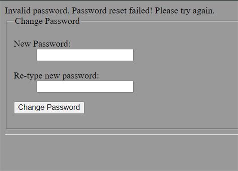 Why i cant change my password, and is there way to change the .